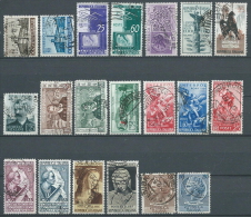 1954 ITALIA USATO ANNATA 20 VALORI - ED6 - Full Years