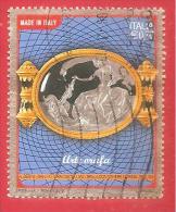 ITALIA REPUBBLICA USATO - 2013 - Arte Orafa - Spilla Con Venere Marina - € 0,70 - S. 3398 - 2011-20: Afgestempeld