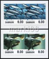 Denmark - 2012 - Fish - Mint Self-adhesive Booklet Stamp Pairs - Ungebraucht