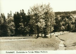 Rehefeld Zinnbrücke Im Tal Der Wilden Weißeritz Photo Eulitz Sw 60er Handabzug - Rehefeld