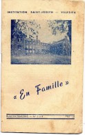 VILLEDIEU Les POELES  (50)  Bulletin Trimestriel - Institution  Saint - Joseph -  N° 3 Et 4 -  1951 - 52 - Normandie