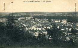 BAR SUR SEINE - BUE GÉNÉRALE (Carte Papier) Aux Galeries Réunies - Bar-sur-Seine