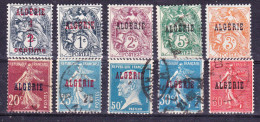ALGERIE  1 A 4 -6  13  14 17 23 27   MH  *  ET OBLIT.   TB - Unused Stamps