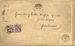 Brief  Interlaken - Grindelwald             1887 - Lettres & Documents