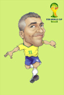 (T17-019 ) 2014 Brazil FIFA World Cup, Football Soccer , Prestamped Card, Postal Stationery - 2014 – Brésil