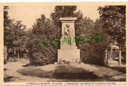 77 - VAIRES SUR MARNE - MONUMENT AUX MORTS GUERRE 1914-1918 - Vaires Sur Marne