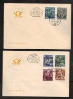 PHILOSOPHY PHILOSOPHIE FREDRICH ENGELS POLITICS ECONOMY GERMANY DDR 1955 MI 485 - 490 FDC Communism - Karl Marx