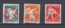 1932   PJ   N°  61-62-63  OBLITERES     CATALOGUE ZUMSTEIN - Unused Stamps
