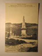 LONGEAU Monument élevé à La Mémoire Du Commandant De Régel - Le Vallinot Longeau Percey