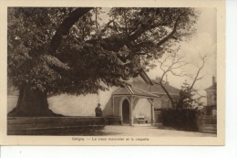 Céligny Le Vieux Marronnier Et La Chapelle 1940 - Céligny