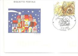 67372)  Cartolina Postale  NATALE2-12-82. - Stamped Stationery