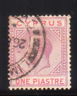 Cyprus 1921-23 King George V 1pi Used - Cyprus (...-1960)