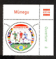 Monaco 2014 - Yv N° 2929 ** - FOOTBALL AU BRESIL - Unused Stamps