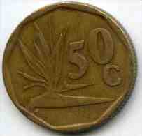 Afrique Du Sud South Africa 50 Cents 1993 KM 137 - South Africa