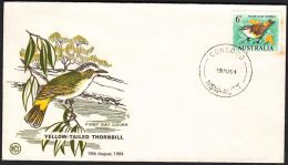 Australia 1964, Illustrated Cover "Yellow-Tailed Thornbill" W./ Postmark "Concord", Ref.bbzg - Cartas & Documentos