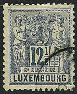 LUXEMBOURG 1882 12.5c Allegory SG 86a U JR72 - 1882 Alegorias