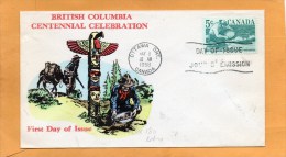 Canada 1958 FDC - 1952-1960