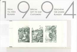 EXPOLORERS ENTDECKUNGEN SCIENCE GEOGRAPHY ETNOGRAPHY ARCHAEOLOGY - SWEDEN 1994 FDC MI 1840 - 1842 TEST BOOKLET - Explorateurs