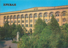 Carte Postale 1987, Yerevan, Erevan, Polytechnical Institute, Karl Marx Monument - Arménie