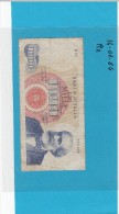 ITALIA -  BANCONOTA DA  LIRE 1000 VERDI 1° TIPO 14 Gennaio1964  R2 MOLTO RARA - Collections