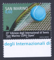 2012 SAN MARINO "25.A EDIZIONE INTERNAZIONALI DI TENNIS CEPU OPEN" SINGOLO MNH - Ungebraucht