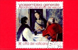 VATICANO - 2005 - Assemblea Generale Ordinaria Del Sinodo Dei Vescovi - 0,62 € • Stemma - Oblitérés