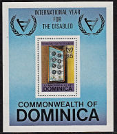 A5090 DOMINICA 1981, SG MS786 International Year For The Disabled,  MNH - Dominique (1978-...)