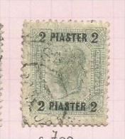 Levant Autrichien N°42 Côte 4 Euros - Oriente Austriaco