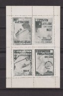 FRANCE. TIMBRE. VIGNETTE. BLOC. FEUILLET. NICE. 06. COTE D AZUR. 1931. ALPES MARITIMES. CINDERELLA. - Briefmarkenmessen