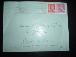 LETTRE TP MERCURE 70C + 30C OBL.MEC. 17 DEC 40 TOULOUSE (31) CADRE TEXTE CACHE PAR DES BARRES NOIRES - 1938-42 Mercure