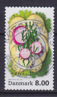 Denmark 2012 Mi. 1707 A, 8.00 Kr. Dansk Smørrebrød Danish Sandwich (From Sheet) Deluxe Cancel !! - Used Stamps