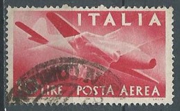 1945-46 ITALIA USATO POSTA AEREA 10 LIRE RUOTA - ED03 - Airmail