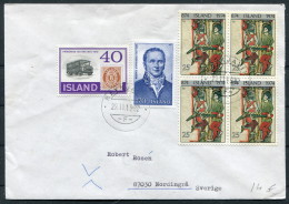 1982 Iceland Reykjavik F Cover - Sweden - Cartas & Documentos