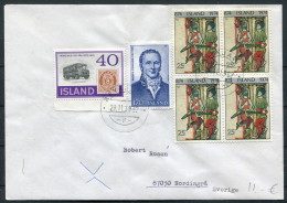 1982 Iceland Reykjavik F Cover - Sweden - Storia Postale