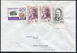 1982 Iceland Reykjavik F Cover - Sweden - Covers & Documents