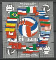 Yugoslavia 1998. Volleyball World Championship Japan MNH** Blok - Volleyball