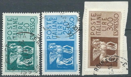 1968-76 ITALIA USATO ESPRESSO 3 VALORI STELLE - ED04 - Express-post/pneumatisch