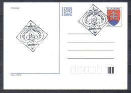 Slovakia Postal Card Special Cancellation  Meeting Of Scouts -collectors Ruzomberok 1997 - Brieven En Documenten