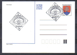 Slovakia Postal Card Special Cancellation  Meeting Of Scouts -collectors Ruzomberok 1997 - Covers & Documents