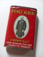 Scatola/scatoletta In Latta/tobacco Tin Prince Albert Crimp Cut Long Burning Pipe Cigarette Tobacco - Boîtes