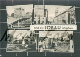 AK Löbau MB Wohnhäuser Bautzener Straße Innenstadt Sw 1963 Nr. B 8/63 - Löbau