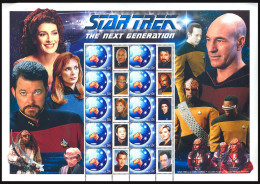 AUSTRALIA 2004 STAR TREK THE NEXT GENERATION SES SPECIAL EVENT SHEETLET NHM IN ORIGINAL PACKING - Steuermarken