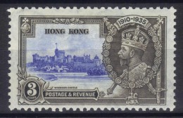W858 - HONG KONG 1935 , Giorgio V  3 Cent Yvert N. 132  *  Mint . Giubileo - Nuevos