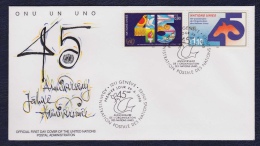 1990 - 45 Jahre UNO (v017) - FDC