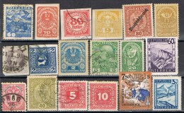 Lote 18 Sellos Antiguos  Austria E Imperio Austraico  º/* - Collections
