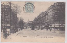 PARIS XIIIe - Avenue Des Gobelins Pris Du Boulevard Saint-Marcel - Omnibus - Chocolat Vinay - Grande Epicerie - Distretto: 13