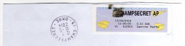 Vignette GAPA Agence Postale Communale Orne CHAMPSECRET AP - 2000 « Avions En Papier »