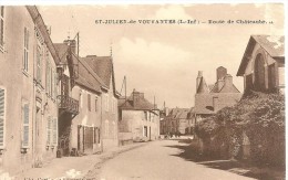 ST-JULIEN-de-VOUJVENTES - Route De Chateaubriant - état Voir Scan - Saint Julien De Vouvantes