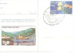 67522) CARTOLINA-POSTALE-   PESCIA VALLE DEI FIORI - Stamped Stationery