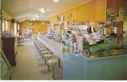 Stanley Corner Cafe Interior View, Roadside Atrraction, South Dakota Pheasant Country, Juke Box C1950s Vintage Postcard - Autres & Non Classés